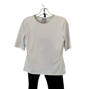 Worthington size small white Tee with stretch